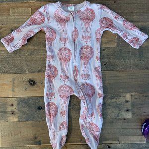 Kate Quinn Footie Sleeper, Hot Air Balloons, 3-6M